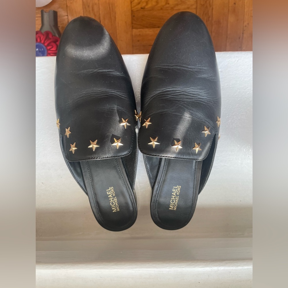 Michael Kors star studded slides